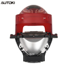 AUTOKI P9 3,0 дюйма, 75 Вт, двойная чаша, BI-LED проектор, 12 светодиодных чипов + 1