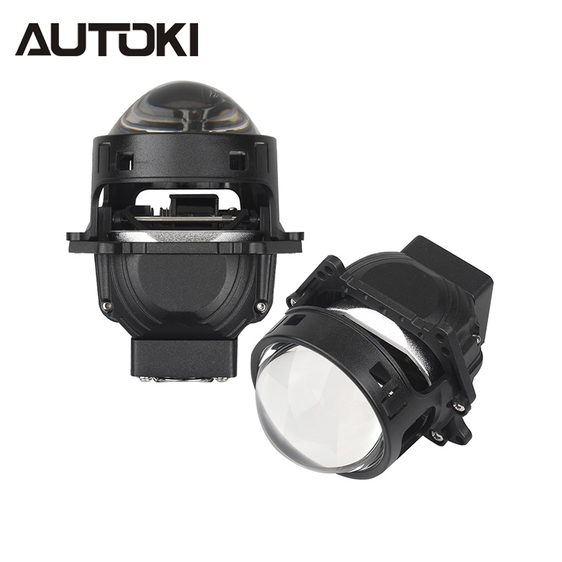AUTOKI T3 Три цвета 6000k+5500k+3000k BI-LED объектив для проектора