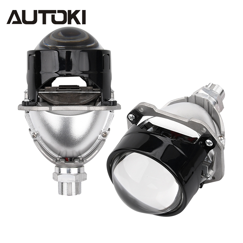 Объектив для проектора AUTOKI M1 2,5 дюйма, 35–42 Вт, двухсветодиодный