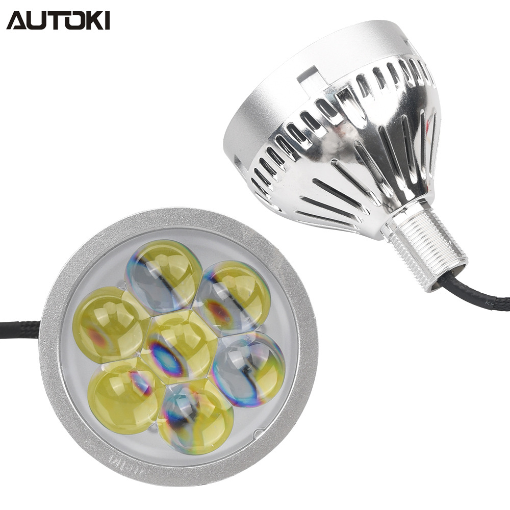 AUTOKI 2,5-дюймовый мини-светодиод дальнего света 