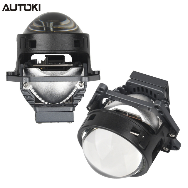 AUTOKI 3,0-дюймовый T4 BI-LED объектив проектора высокого качества и высокой мощности 