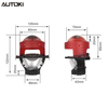 AUTOKI P9 3,0 дюйма, 75 Вт, двойная чаша, BI-LED проектор, 12 светодиодных чипов + 1