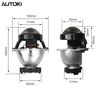 AUTOKI Micro 2,5' 4TL-R БИКСЕНОНОВЫЙ объектив проектора